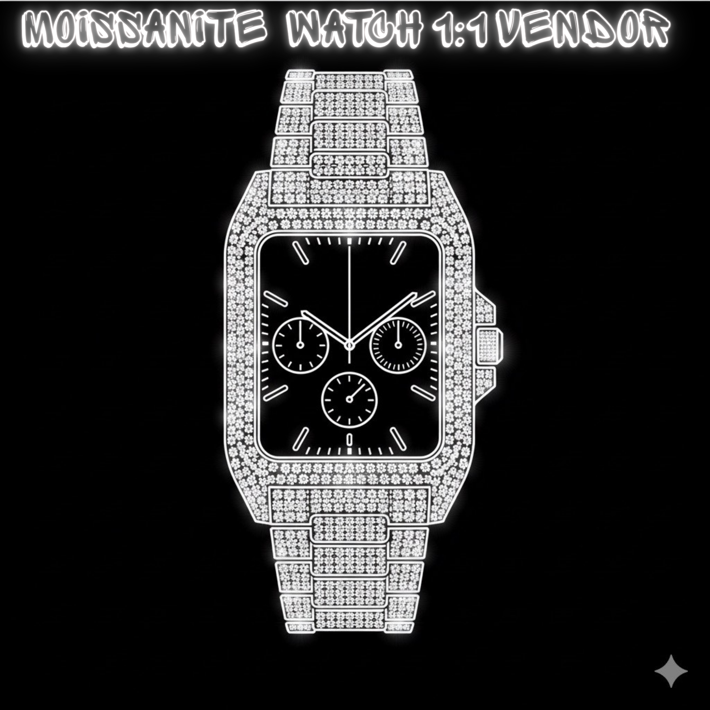 Moissanite Watch 1:1 Vendor